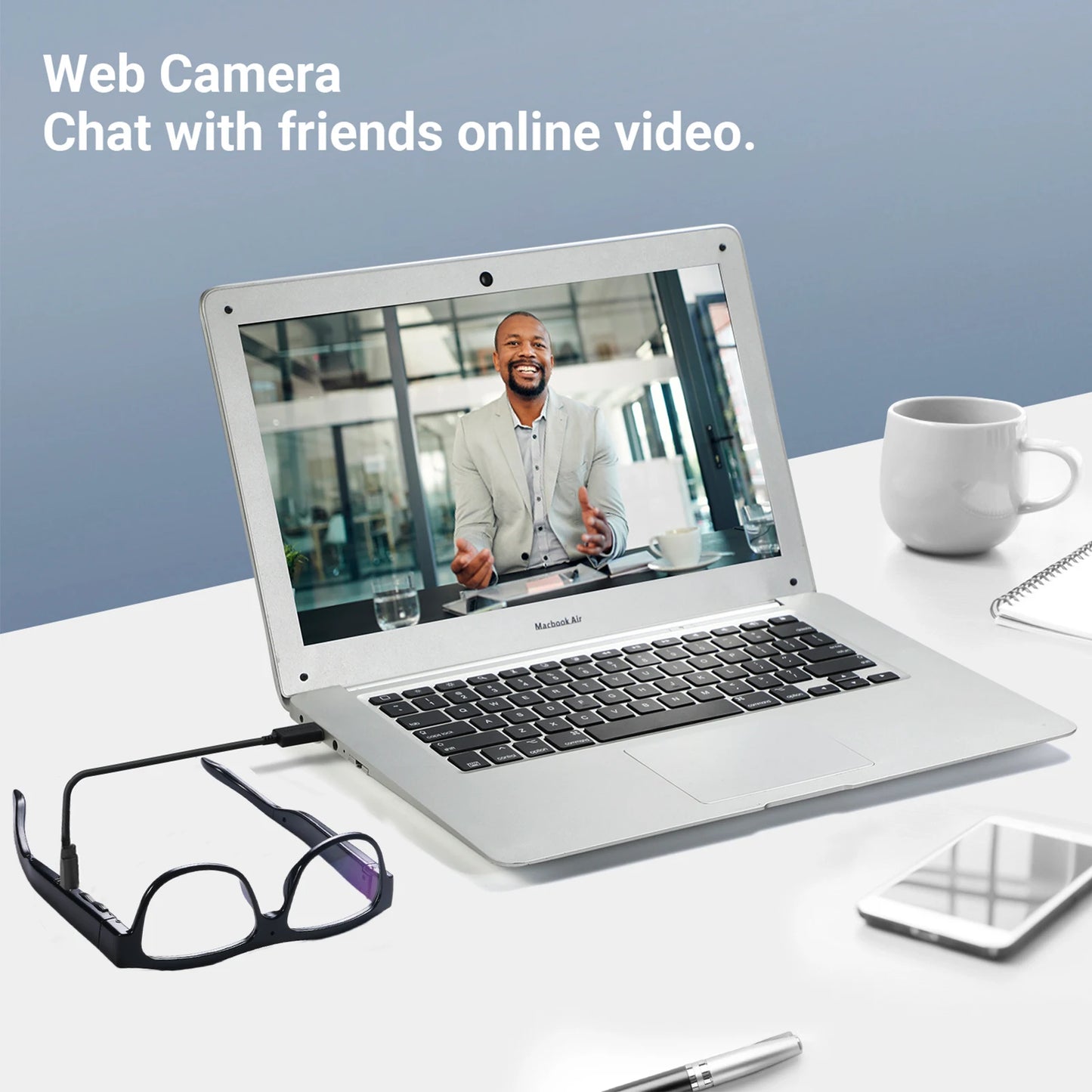 SpyGlasses - Camcorder Sunglasses Action Camera