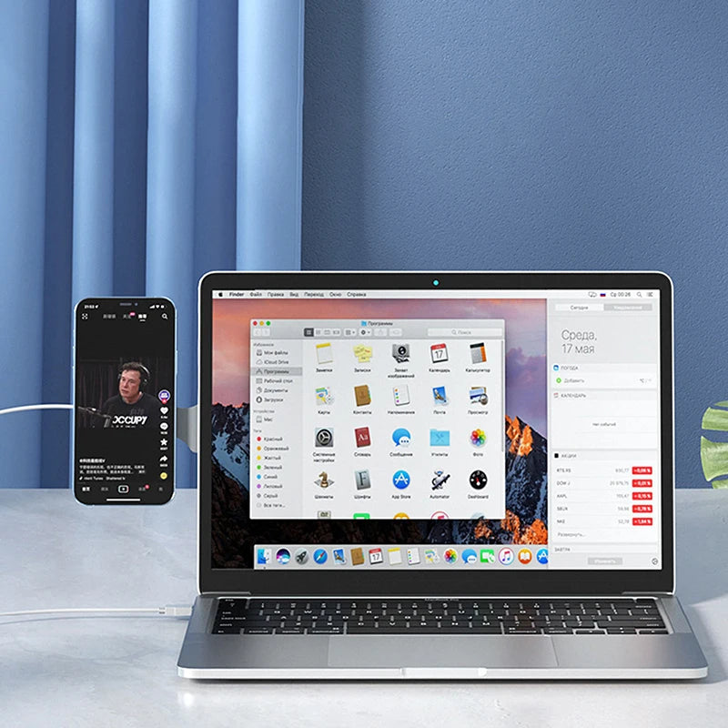 SideMag -  Laptop Phone Holder
