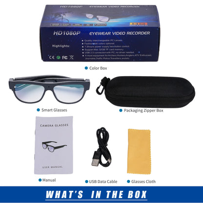SpyGlasses - Camcorder Sunglasses Action Camera